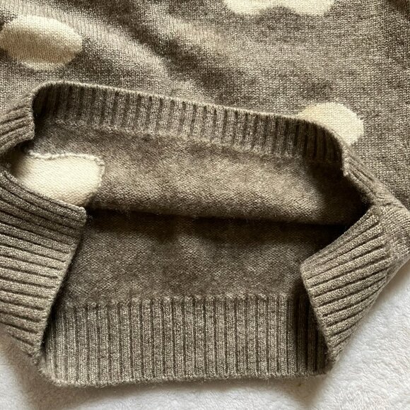 Soft Fuzzy Bunny Sweater | Approx. 2-3T | Neutral Taupe Knit | Cozy Pullover - Picture 11 of 16